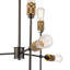 Lustre linéaire spoutnik moderne à 9 lumières Jersey