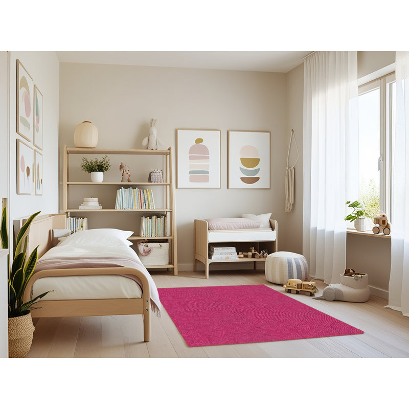 Geometric Indoor Rug, Rectangle 4' x 6'