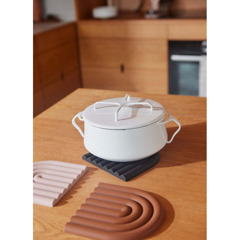 Rainbow Silicone Trivet, Caramel