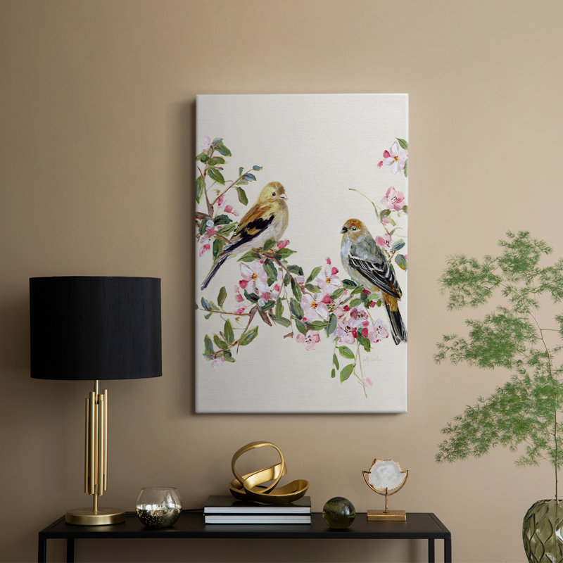 Songbird Duo II -Gallery Wraraped Cavas, H 27 po x l 18 po