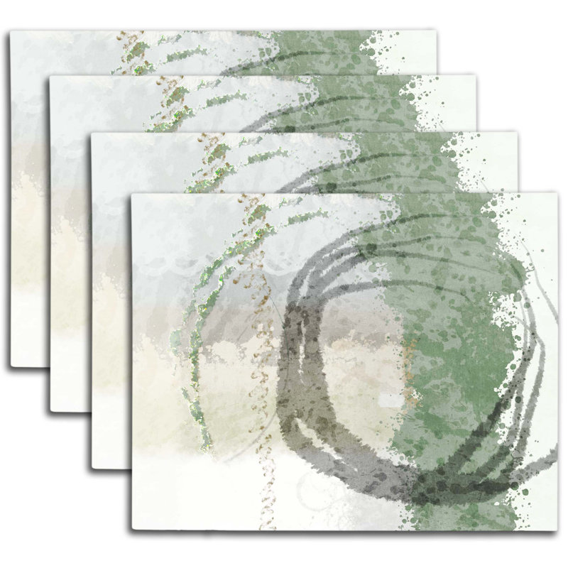 Napperon abstrait en polyester