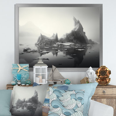 " Grey Iceberg Frozen Serenity "