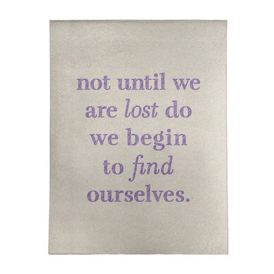 Quotes Chenille Indoor Rug
