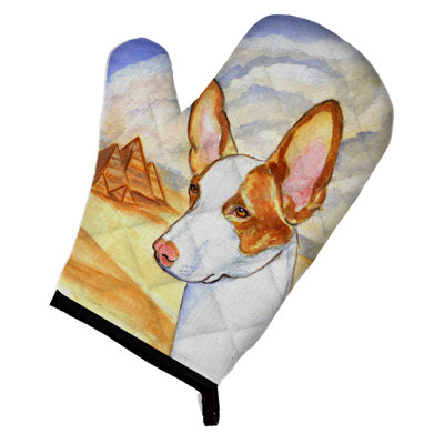 Caroline's Treasures Ibizan Hound Polyester Oven Mitt