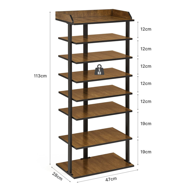 14 Pair Shoe Rack