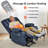Power Recliner Lift Chair with Heat and Vibration Massage, Faux Leather-2067706749