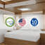 Matelas moyen en mousse viscoélastique 10 "Adline-745963605
