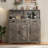 Modern Farmhouse Wine Buffet Cabinet 4 Doors 3 Drawers Large White Storage Sideboard for Kitchen Dining Coffee Bar