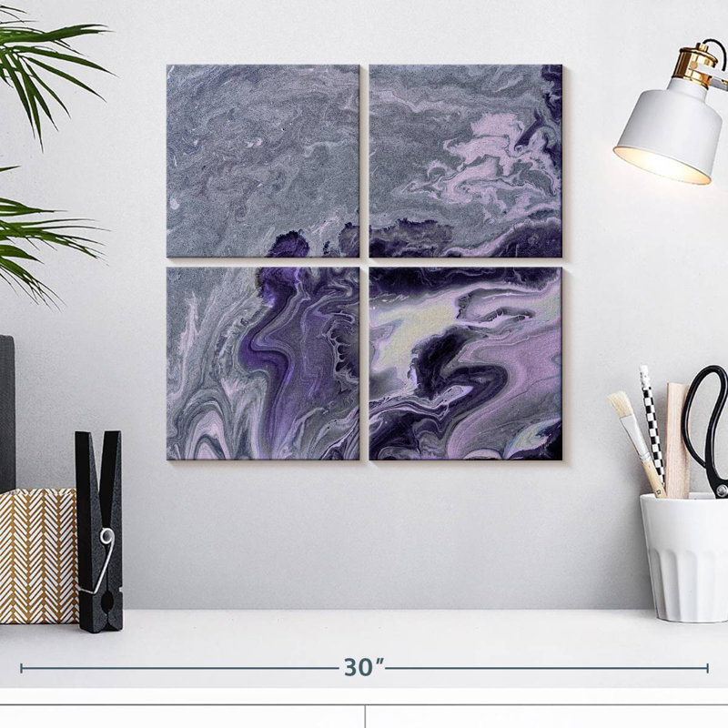 Violet Agate, 18" H x 18" W