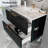 075 cabinet black without sink