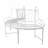 Penn Iron Outdoor Bench-603487715-603487712