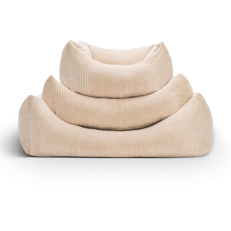 Nairne Polyester Pet Bed, 15cm H x 90cm W x 78cm D, Cream coloured