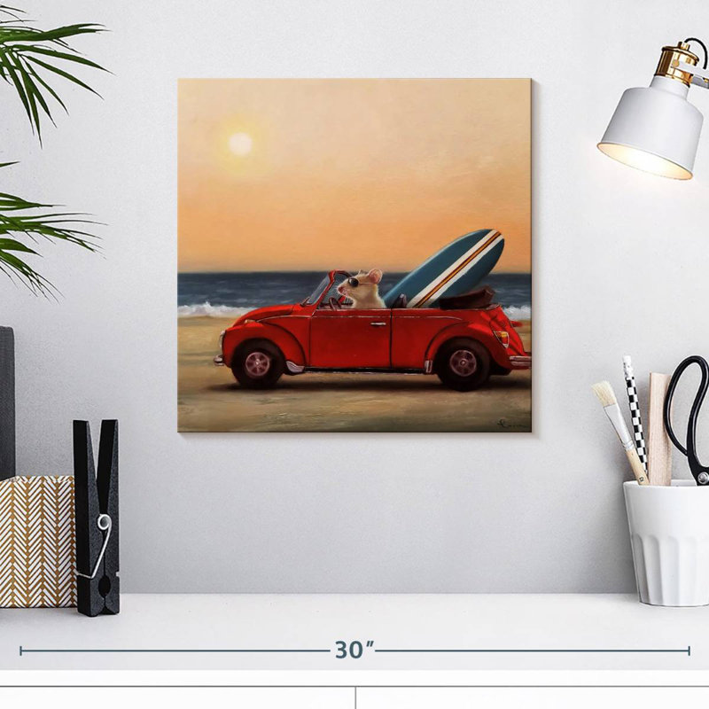 Ketti Beach Bound, 16" H x 16" W