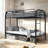 Twin Over Twin Kids Bunk Bed With Ladders
