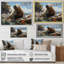 Morse de charme rustique - animaux, reproduction sur toile-280034732-280034733