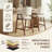 Upholstered Solid Wood Bar Stool Counter Stool-1906351985-1906351999