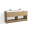 Vista 72" W Freestanding Double Bathroom Vanity-96445116-96451912-96451931