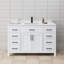 Meuble-lavabo simple autoportant 54 po avec plateau en marbre Beckett-52605374-52605377-61131910