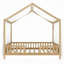 Lit de plancher en bois avec auvent en forme de maison-1839606719-1839606712