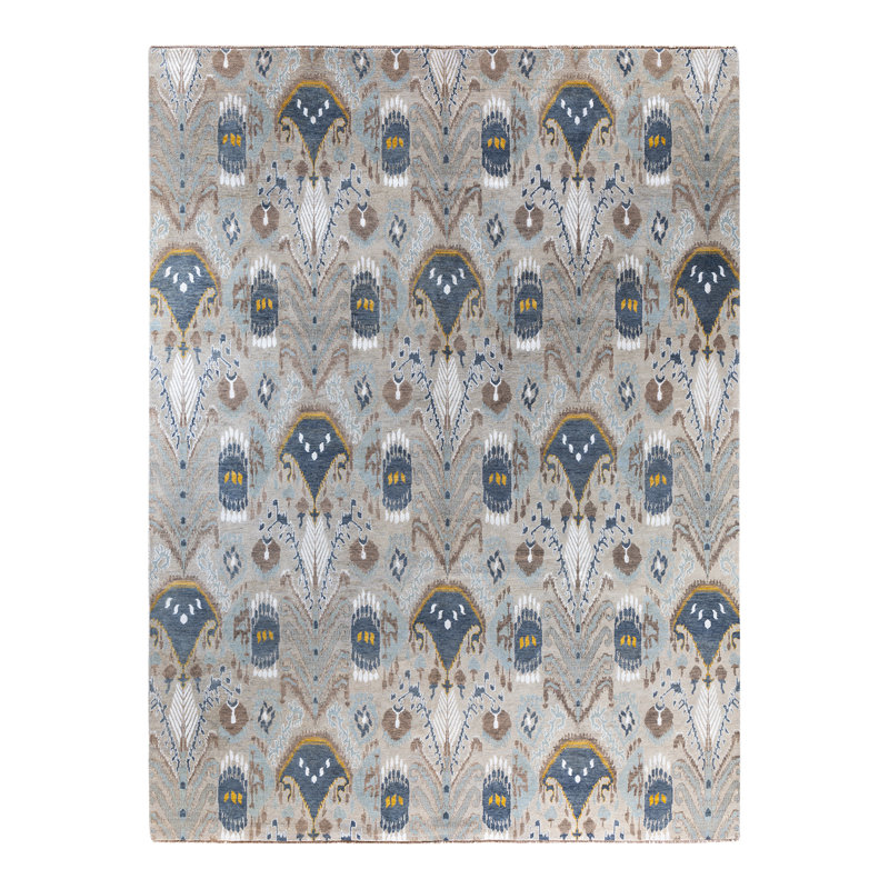 Overdyed One-of-a-Kind 9' 2" X 12' 3" Hand Knotted Area Rug