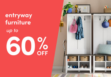Entryway furniture up to 60% off