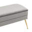 Banc de rangement à couvercle rabattable rembourré-1852345177