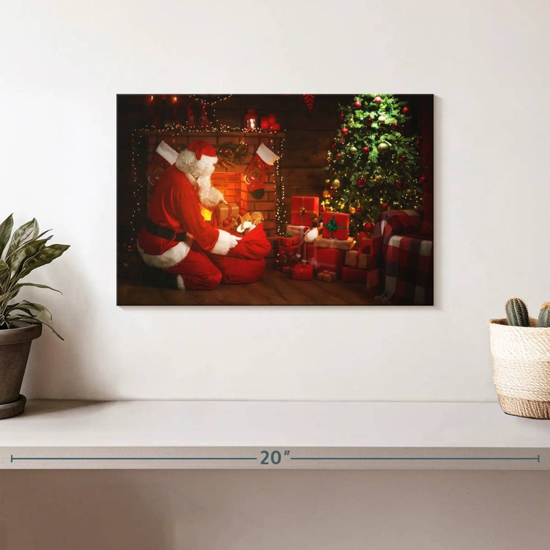 Cadeaux du Père Noël, H 8 po x l 12 po