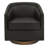 Byran Traditional Club Style Upholstered Accent Chair with 360° Swivel Metal Base-732136383-692608951