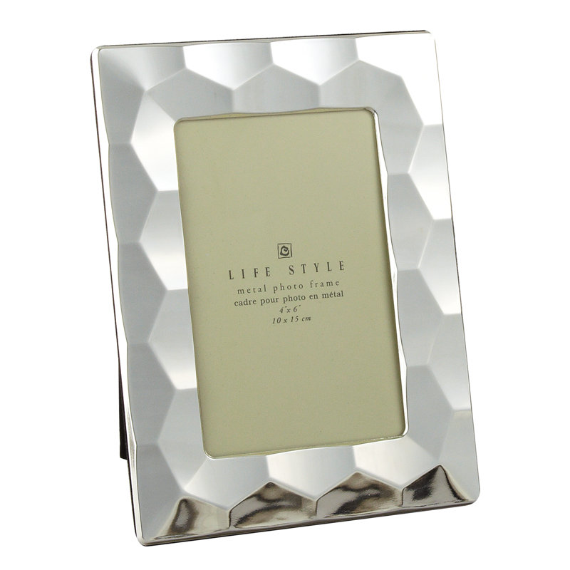 Cadre photo Lewellyn Prism, 5 po x 7 po, Argent