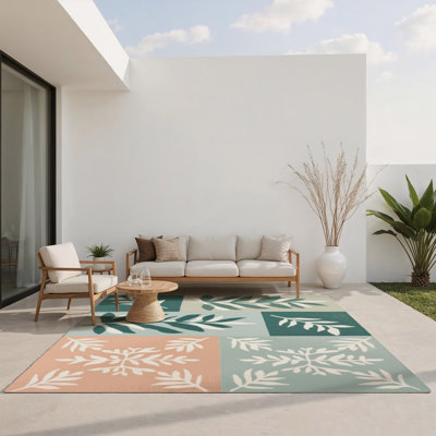 Tapis d'intérieur et d'extérieur Leafy Retreat