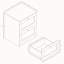 Tasneem 2 Drawer Bedside Table Compact Nightstand Storage Cabinet Modern Bedroom Side Table-729025762