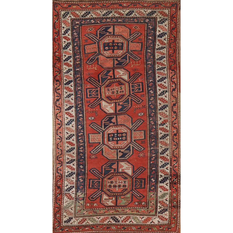 Tapis de couloir antique pré-1900