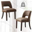 Chaise de salle à manger rembourrée en similicuir (ensemble de 4)-1515486728-1515530757