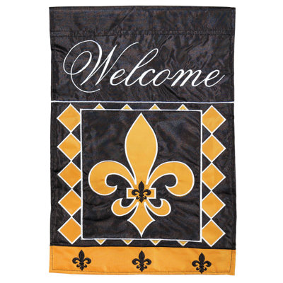 Glaston Double Sided 18 in. H x 13 in. W Polyester Garden flag