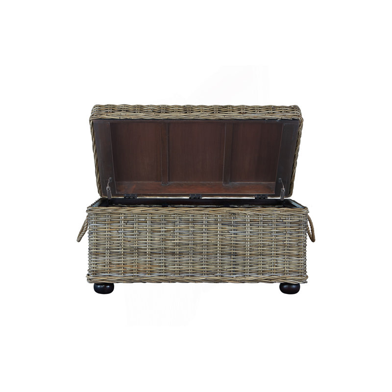 Rattan Wicker Storage Trunk