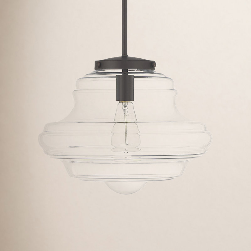 Marah 1 - Light Single Dome Pendant in Oil Rubbed Bronze, Oil Rubbed Bronze