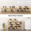 Support à vin empilable, tablettes de rangement modulaires, support de 72 bouteilles, support de présentation autoportant pour la cuisine, garde-manger, cave, naturel