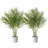 Faux Palm Plant in White Pot-1281912238