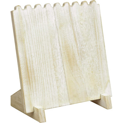 Support à bijoux portatif en bois pour 11 colliers