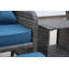 Ensemble de mobilier d'extérieur en osier pour espaces relaxants et élégants-216884200