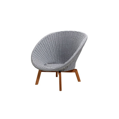 Peacock Papasan Chair with Teak Legs