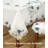 Cedrick Polyester Floral Round Doilies Set of 4 for Dining Table Decor and Christmas Table Settings