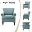  Fauteuil rembourré 30 po avec pieds en bois massif Mooresville-1636632828