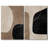 Mid Century Shape "Warm Brown & Faded Black Abstract Lines Artwork, Modern Minimalist Neutral Wall Pictures, Framed Canvas Giclée Print 2 Pieces Wall Art" 16x24x2 pcs, 24x36x2 pcs-92285705-119463642-92285704