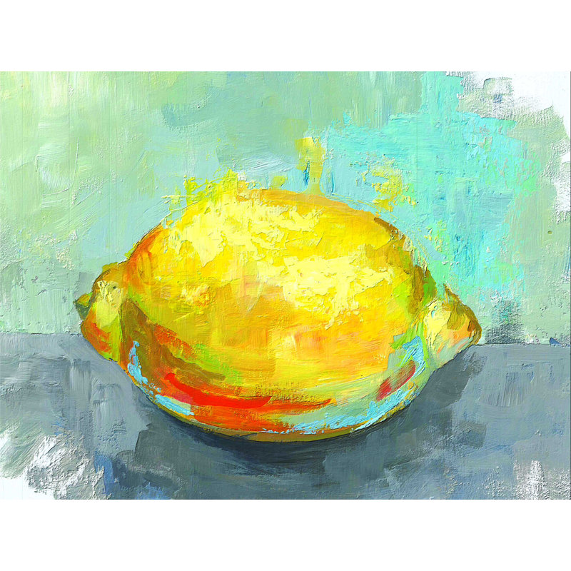 Citron - reproduction sur toile tendue, H 12 po x l 16 po