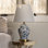 Lampe de table en laiton doré 22 po Eldredge