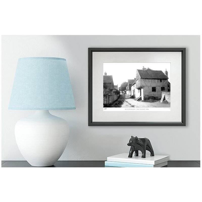 Bletchingley, The Village 1886 by Francis Frith - Single Picture Frame Print, 60cm H x 80cm W x 2.3cm D
