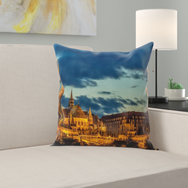Housse et insert de coussin carré Budapest