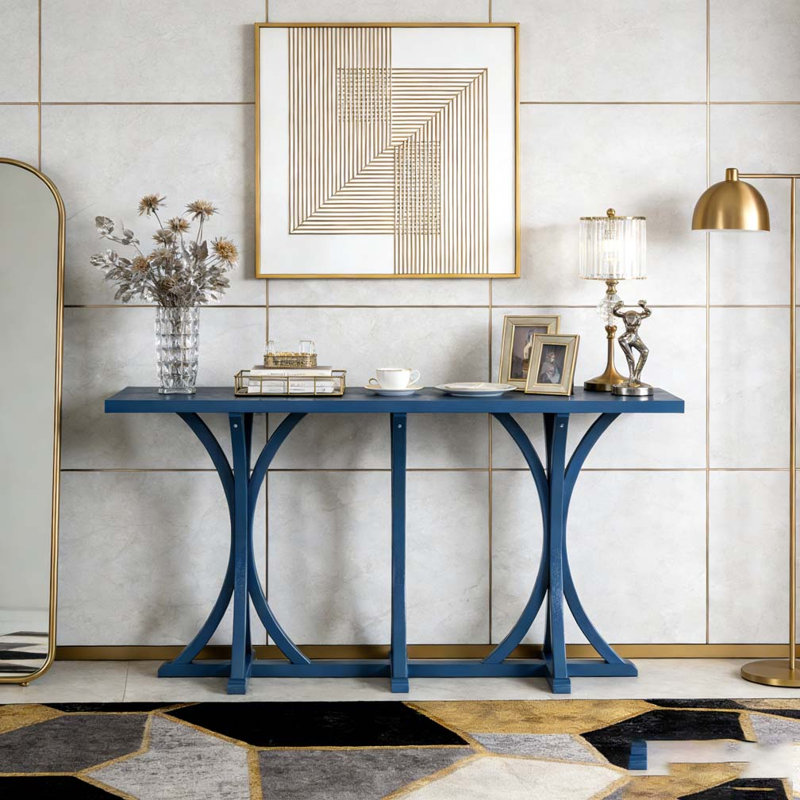 Console en bois 59,8 po, Marine