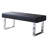 Cialan Faux Leather Upholstered Bench with Stainless Steel Frame-1685222767-1689387074